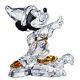Swarovski Crystal Silver Sorcerer Mickey Ltd Ed 2009 955438 Mint In Box Et Réduit