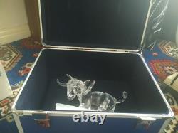 Swarovski Grand Éléphant Signé 2006 Édition Limitée 954407 État Neuf CoA