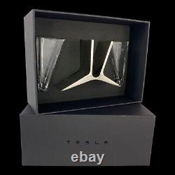 Tesla Simping Glass-limited Edition Luxury Sipper Glass With Tesla Holder New
