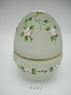 Theo Faberge Glass Spring Egg St. Petersburg Collection Limited Edition 140/750