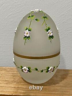 Theo Faberge Glass Spring Egg St. Petersburg Collection Limited Edition 319/750