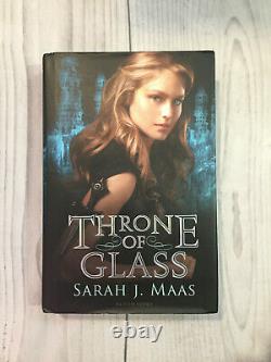 Throne Of Glass Sarah J. Maas Couverture Originale 1ère Édition Livre De Couverture Rigide