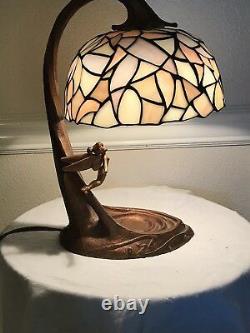 Tiffany Style Tinkerbell 50e Anniversaire Stained Glass Lamp Limited Edition