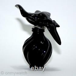 Ultra-rare Lalique Signé Ltded Numéroté L’air Dutemps Black Perfume Bottle