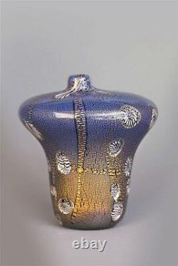 Un Rare Vase En Verre Aldo Nason Yokohama. Fabriqué Par A. Ve. M. Circa Des Années 1950