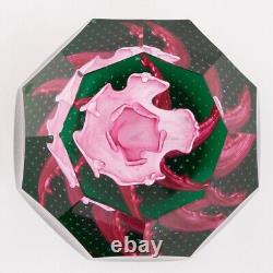 Un presse-papier en édition limitée Floribunda de Colin Terris de Caithness 1998