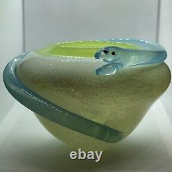 Vase En Verre Kosta Boda Snake Par Ulrica Hydman-vallien Ltd N° 8/500 Rare