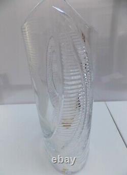 Vase de yachting en cristal Waterford, édition limitée, grand format, dans sa boîte.