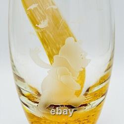 Vase en verre Winnie l'ourson de Disney Lenox Édition Limitée 194/1000 NEUF RARE