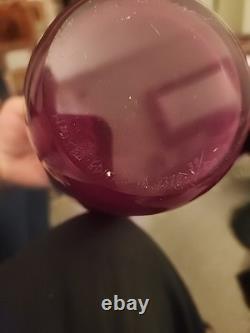 Vase en verre artistique en édition limitée signé