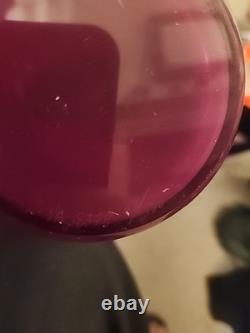 Vase en verre artistique en édition limitée signé