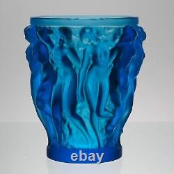 Vase en verre coloré en édition limitée intitulé Vase Bacchantes par Lalique