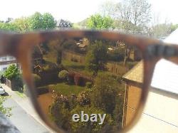 Véritables lunettes de soleil Ray-Ban Wayfarer II Blond Frost édition limitée B-15 vintage