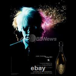 Verres à Champagne Dom Perignon édition limitée Andy Warhol, ensemble de 6 avec boîte, jamais utilisés