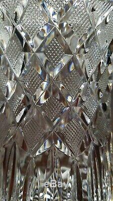 Waterford Crystal Lismore 14 Cathédrale Vase Nib Edition Limitée Numérotée
