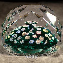 Whitefriars Le Smithsonian 1980 Diamond Faceted Paperweight