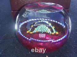 Whitefriars Rare Limited Edition Christmas Tree Art Glass Paperweight Boxed